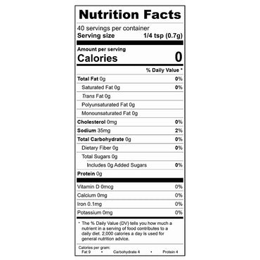 Bleu Burger Seasoning Nutrition Facts