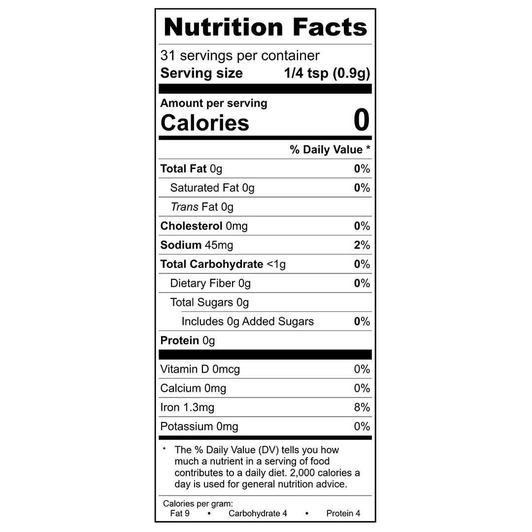Honey Mustard Seasoning Nutrition Facts