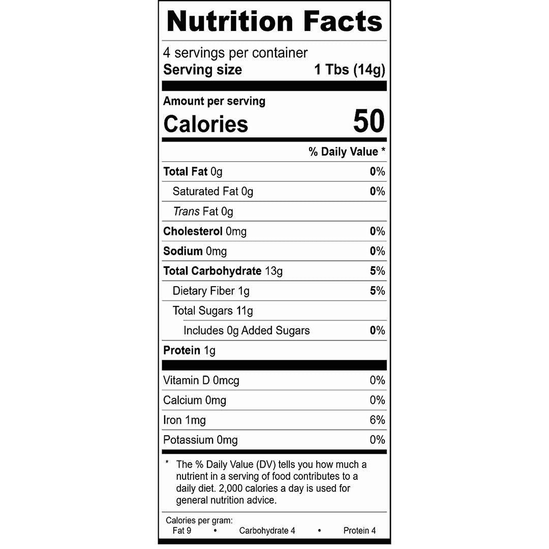 Spiced Cocoa Mix Spice Blend Nutrition Facts