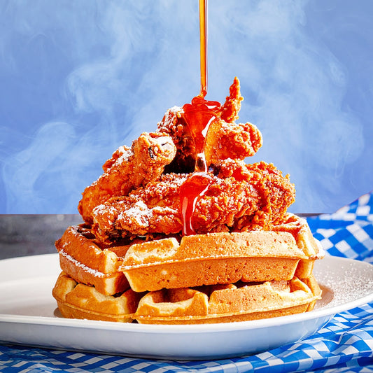 Hot 'N Spicy Chicken and Waffles