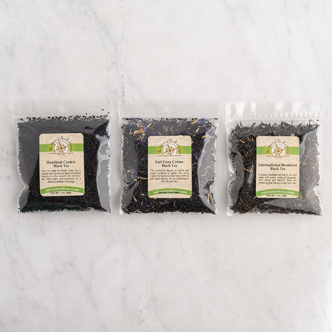 Black Tea Sampler Contents