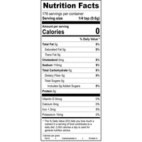 Black Truffle Garlic Seasoning Nutrition Facts