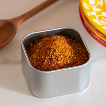 Chesapeake Bay Spice Blend in square tin