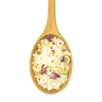 Florida Sunshine Salt Spice Blend on Wood Spooin