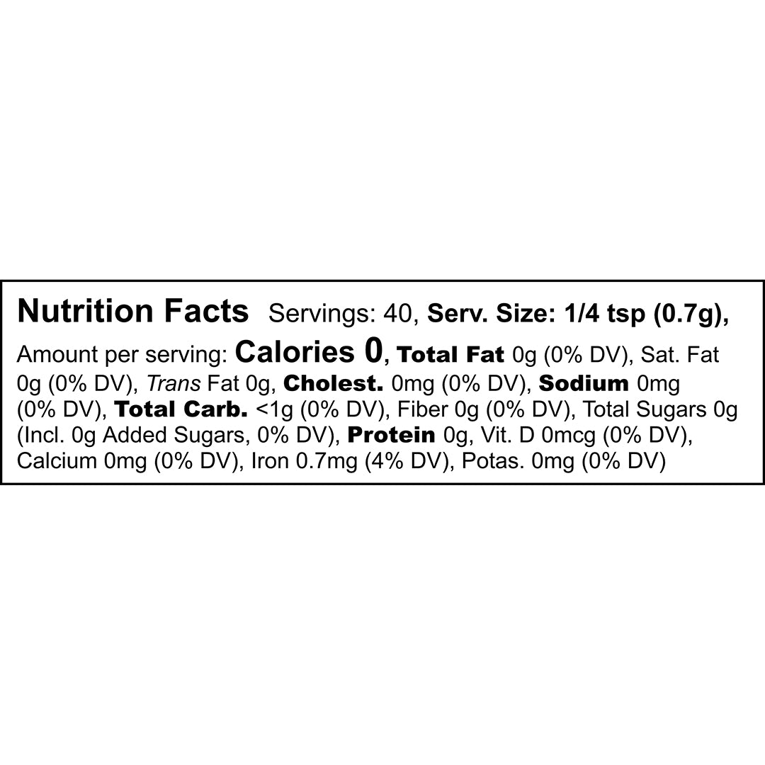 Gingerbread Spice Blend Nutrition Facts