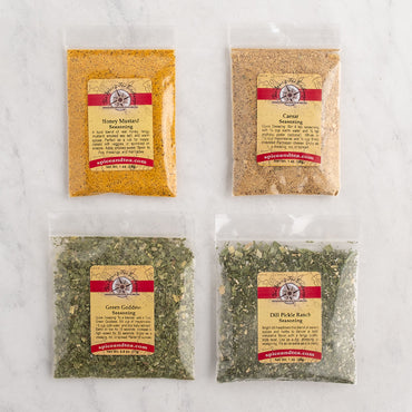 Gourmet Dressings Sampler contents