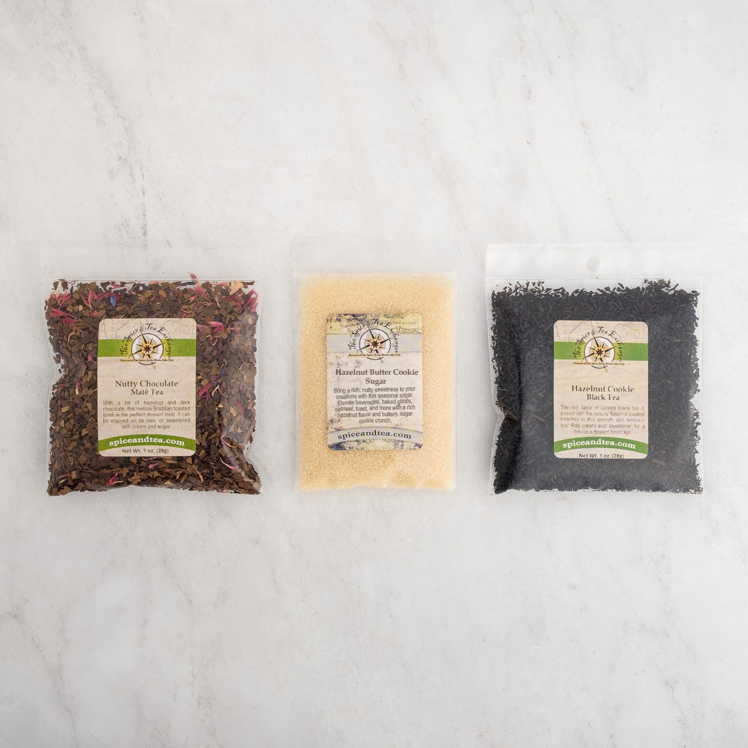 Hazelnutty Cookie Tea Sampler - contents