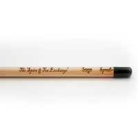 Herb Pencils: A sustainable wooden pencil inscribed with The Spice & Tea Exchange, "Sage," and "Sprout." Its green, rounded tip looks like a plant sprout—ideal for fans of unique, plantable pencils.