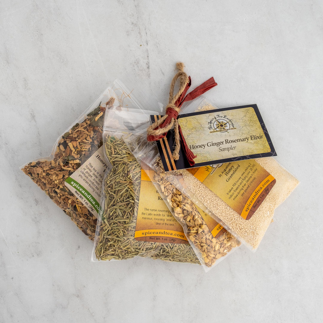 Honey Ginger Rosemary Elixir Sampler