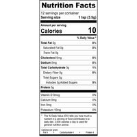 Red Raspberry Sugar Nutrition Facts