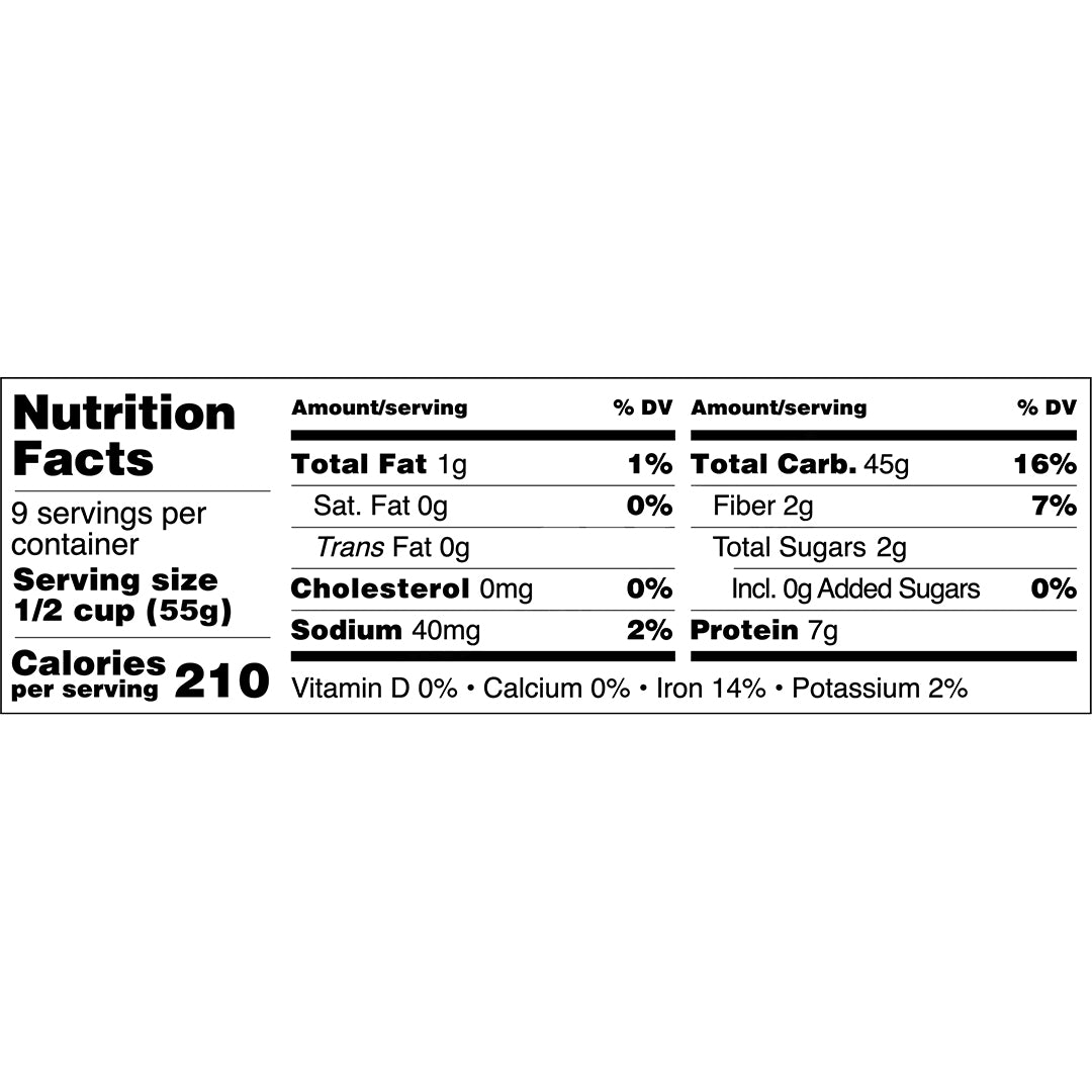 Squid Ink Spaghetti Nutrition Facts
