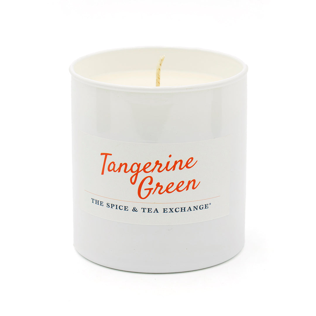 Tangerine Green Candle