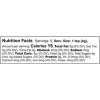 White Chocolate Peppermint Sugar Nutrition Facts