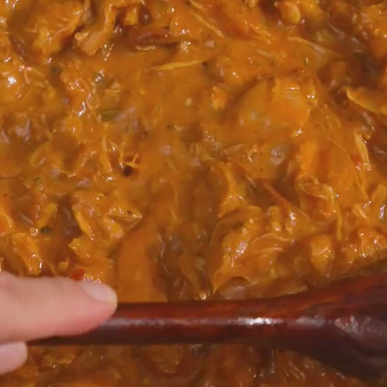 Butter Chicken recipe being made